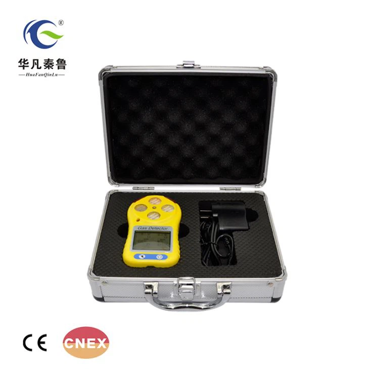 Mini Size 4 Gas Detector For Portable CO H2S O2 LEL Multi Analyzer