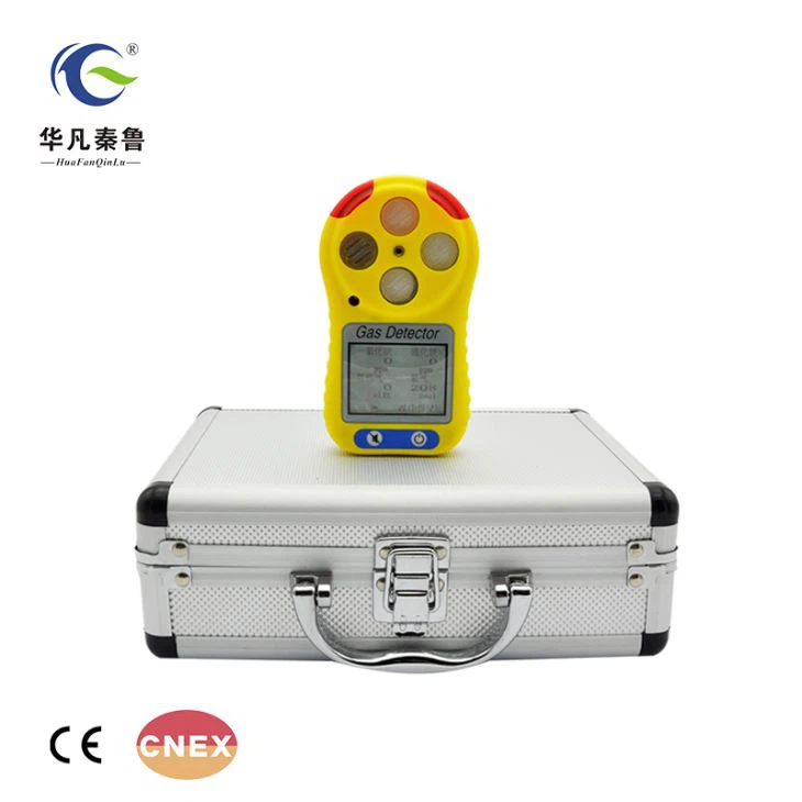 Mini Size 4 Gas Detector For Portable CO H2S O2 LEL Multi Analyzer